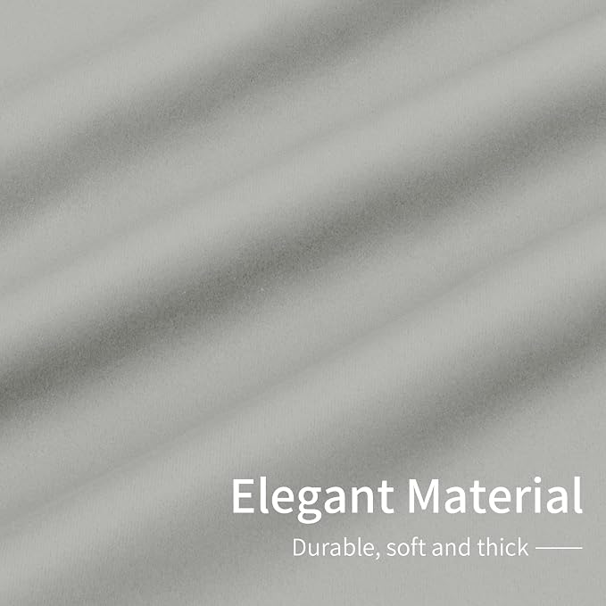 Easy-Going Thermal Grommet Curtains, 2 Panels 34x63 in, Noise Reduction - Image 6