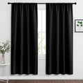 RYB HOME Blackout Curtains for Bedroom Living Room Nursery 63 inches Long | by RYBHOME