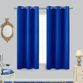 KOUFALL Blue Christmas Short Curtains by KOUFALL