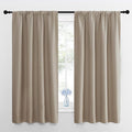 NICETOWN Kitchen Curtains, Short Blackout Drapes, Thermal Insulated Blackout by NICETOWN