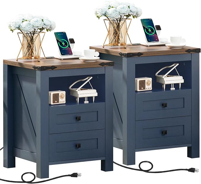Joaxswe Nightstands Set of 2 by Joaxswe