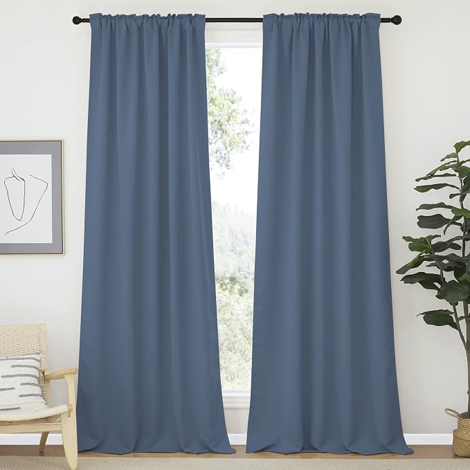 NICETOWN Bedroom Blackout Curtain Panels - Image 2