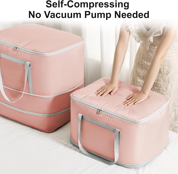 Comforter Storage Bag - 120L Bedding Storage Bags - Image 5