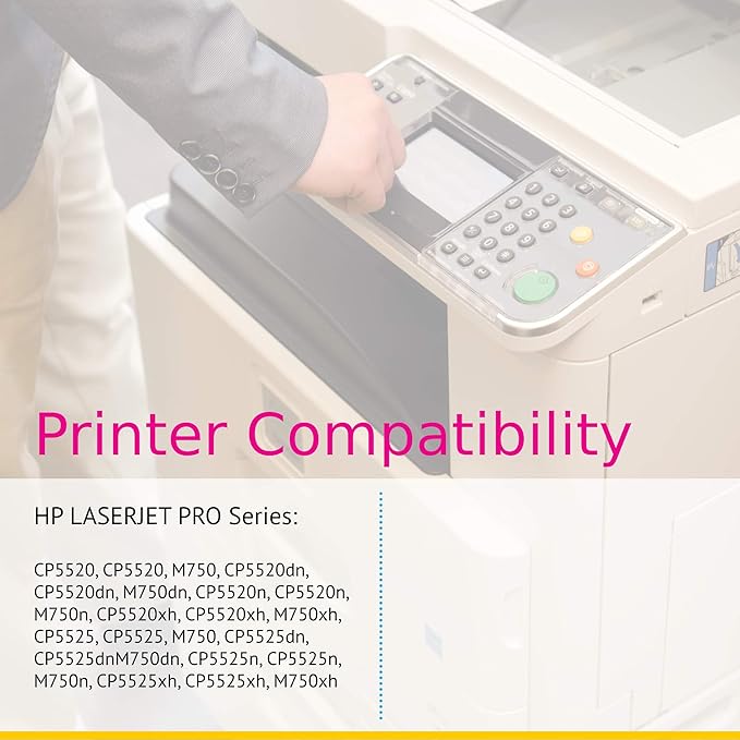 CS Replacement Toner Cartridge Compatible with HP 650A CE271A Cyan Color M750 CP5520xh CP5525 CP5525dn Enterprise CP5520xh M750xh CP5525 M750n CP5525dn