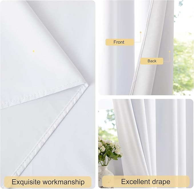 NICETOWN 100% Blackout Window Curtains - Image 6
