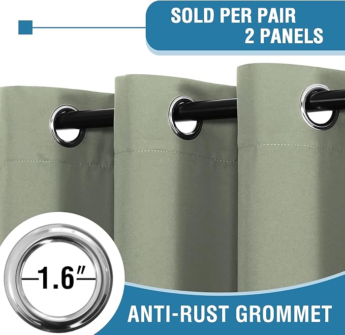 H.VERSAILTEX 100% Blackout Curtains - Image 3