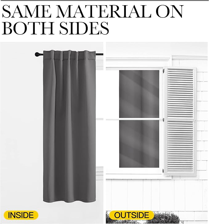 NICETOWN Blackout Curtain Panels - Image 8