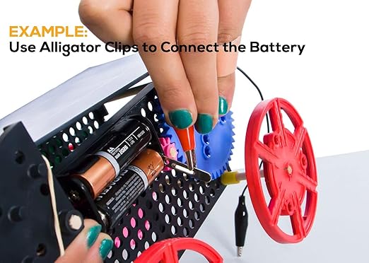 50PCS Crocodile Alligator Clips Electrical, 5 Colors Test Leads & Probes by Dual Ended Insulated Jumper Wires Testing Soldered and Stamping for Circuit Connection Current Voltage Multimeter Experiment