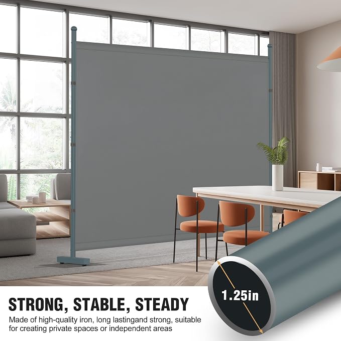 Room Divider Single Panel, 6FT Large Privacy Screen - Image 4