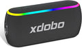 xdobo X8 III Portable Bluetooth Speaker Small Bluetooth Speaker Waterproof: IPX7 Computer Speakers Wireless with RGB Lights for Home/Outdoor/Party/Beach/Birthday Gift