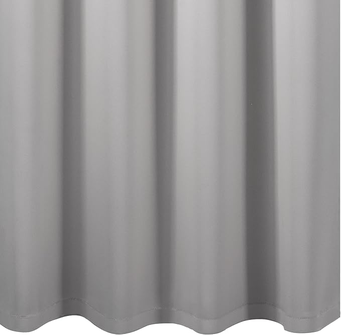 100% Blackout Curtains 52 x 84 Inch/Light Grey Curtains 2 Panels - Image 9