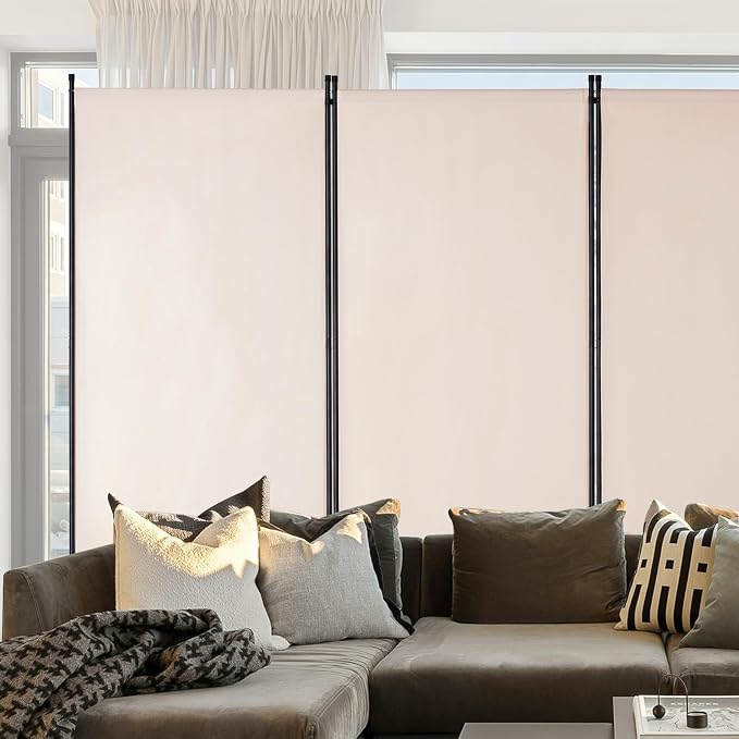 VEVOR Room Divider, 3 Panel Room Divider, Folding Privacy Screen and Portable - Image 8