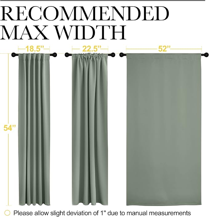 NICETOWN Insulated Room Darkening Curtain Panels - Image 7