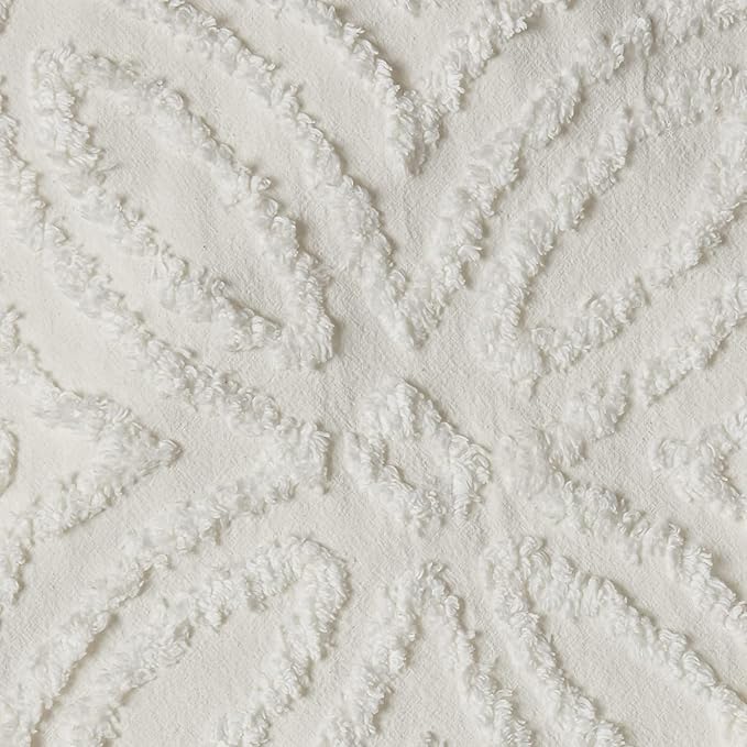 Beatrice Home Fashions Wedding Ring Chenille Bedspread, Ivory + 2 Wedding Ring - Image 2