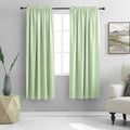 Light Green Curtains Light Filtering by DONREN