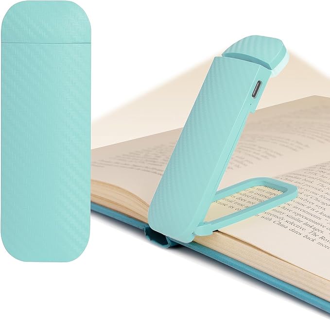 HEMONNKAM Book Reading Light, Rechargeable Clip on Booklight, Eye Caring 3 by HEMONNKAM