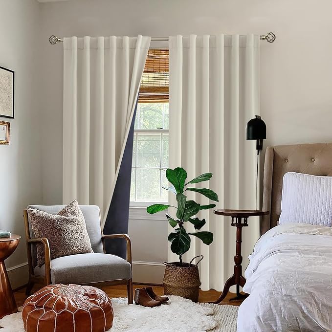 BGment 100% Room Darkening Thermal Insulated Blackout Curtains 90 Inches Long - Image 9