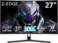 Z-Edge 27 inch Curved Gaming Monitor, FHD 1080P 300Hz 240Hz PC Monitor, Ultra-Fast MPRT 1ms Curved Monitor, 1500R, 16.7M Colors, UG27H Frameless Bezel, 2X DP 1.4 Ports and 2X HDMI 2.0 Ports