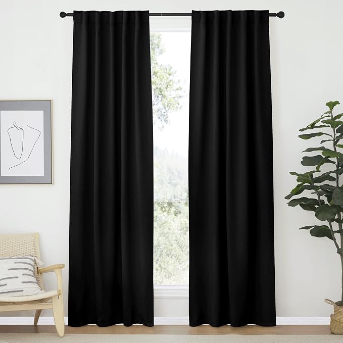 NICETOWN Halloween Black Out Curtain Panels by NICETOWN
