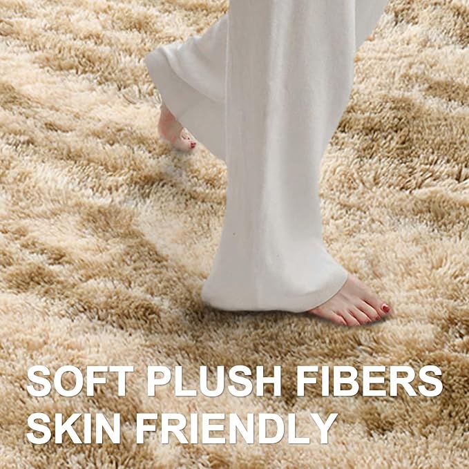 8x10 Ft Extra Large Shag Rugs for Living Room, Ultra Soft Fluffy Furry Area - Image 4