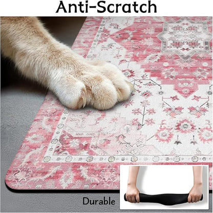 Pet Food Mats for Floor, Absorbent Dog Mat for Food and Water Dispenser Mat, Dog Food Mat Quick Dry Cat Food Mat Pet Supplies
