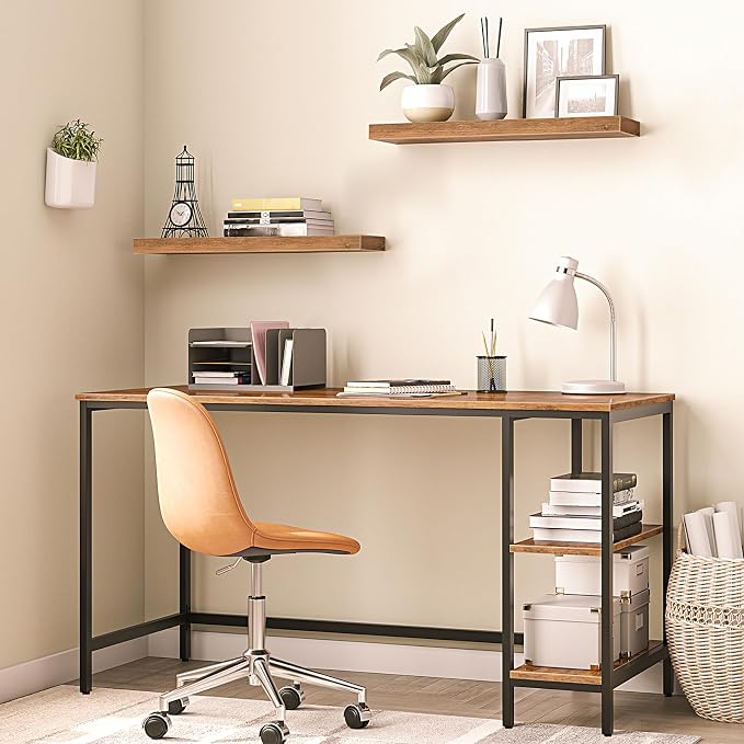 HOOBRO Floating Shelves for Wall, Wall Mounted Shelf Set of 2, 23.6" Hanging - Image 6