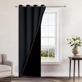 Yakamok Black Blackout Curtains 84 Inches Long by Yakamok