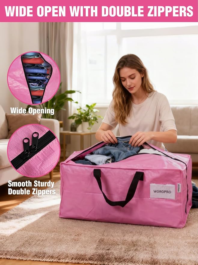 WORKPRO 2 Pack Extra Large Moving Bags - Image 6