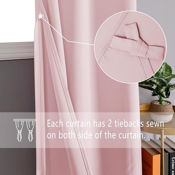 DWCN Blackout Curtains for Bedroom - Image 2