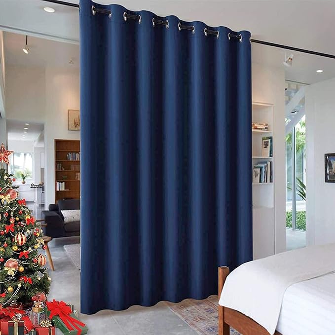 RYB HOME Room Partition Curtains Privacy Blackout Drapes Energy Efficient | by RYBHOME
