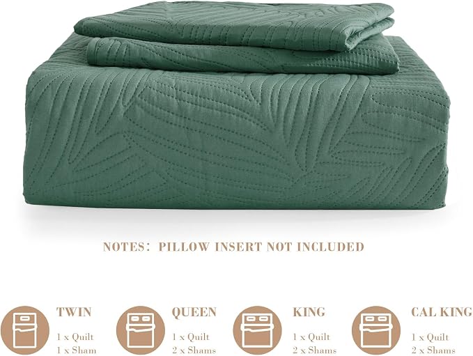 Exclusivo Mezcla California King Quilt Bedding Set, Microfiber Bedspreads | - Image 6