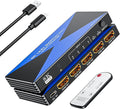 ALYYDBG 8k@60Hz HDMI Switch 4 in 1 Out Supports 4K@120Hz Dynamic HDR10+ HDCP 2.3 CEC, HDMI 2.1 Switcher Works with Gaming Consoles TV Box Stick Computer to HDMI ouput Like TV Monitor Projector
