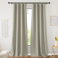 NICETOWN Natural Curtains 108" Length by NICETOWN