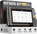 2026 Foxwell NT909 OBD2 Scanner Diagnostic Tool, All System Bidirectional Scanner Code Reader 30+ Resets, ECU Coding, CAN FD/DOIP, V.A.G Guide, 3 Yrs Free Update, Upgrade of NT726 NT809BT
