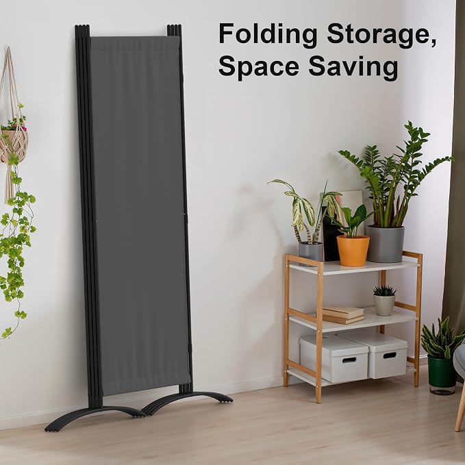 Room Divider 4 Panel Folding Screen Portable Wall - Image 8