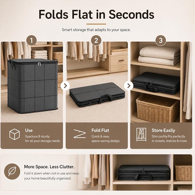 180L Spacious Moving Storage Bin - Image 4