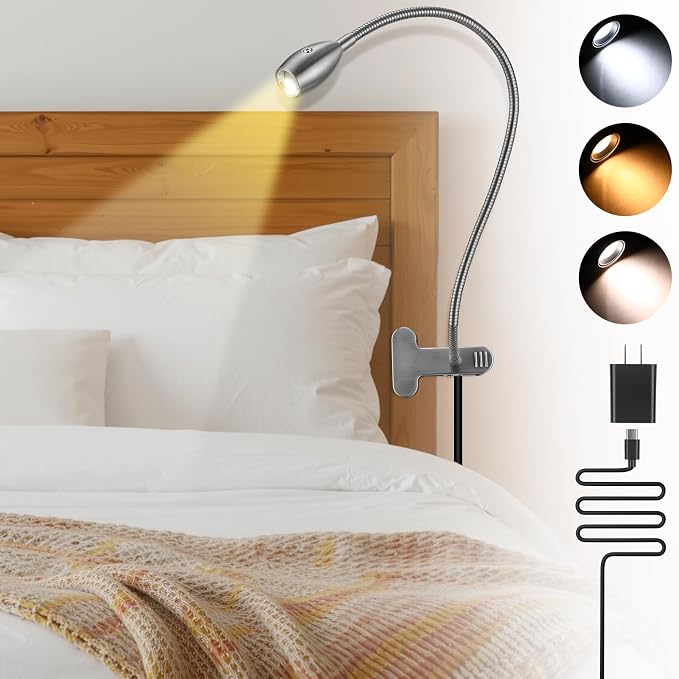 1 Pcs LED Clip on Reading Light - Image 2