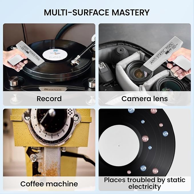 Kylazer Anti Static Gun | Static Eliminator | Static Neutralizer Gun | Static Electricity Remover | Film Cleaning | Lens Dusting|White