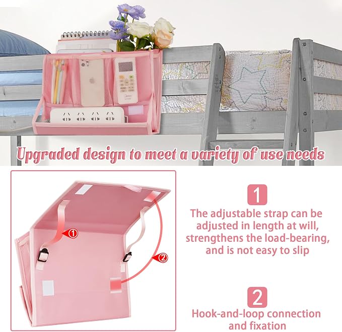 Bedside Caddy Bedside Storage Organizer Bedside Organizer - Image 4