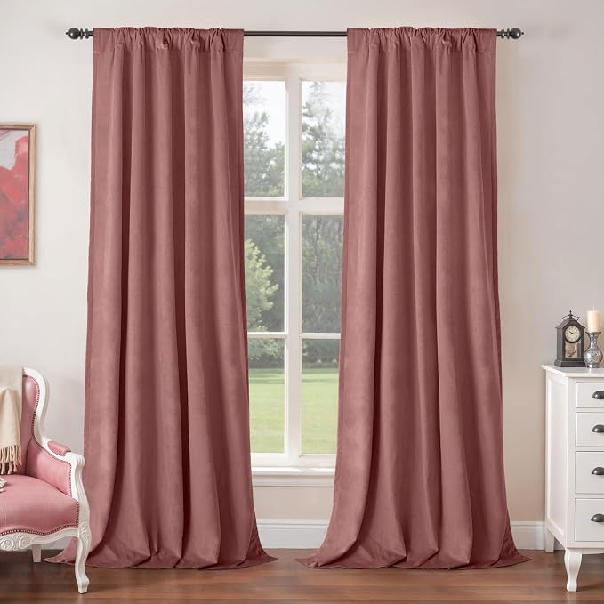 BGment Velvet Curtains 84 inches Long - Image 2