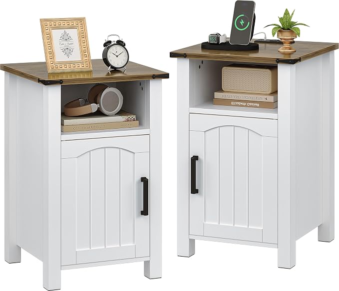 Decofy Farmhouse Nightstand - Image 7
