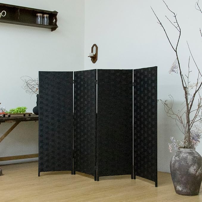 4 Panel Short Room Divider Screen by PawlaBay