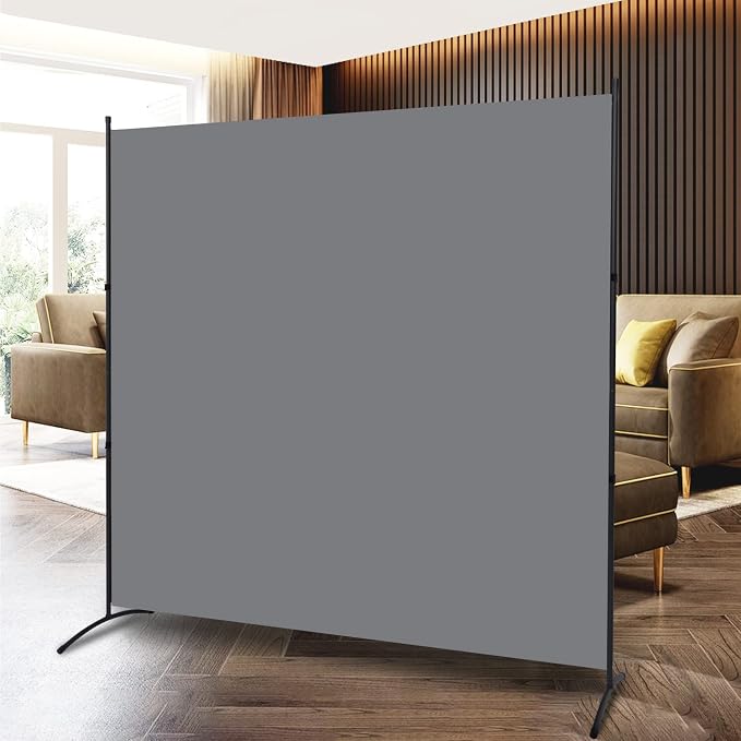 Room Divider Folding Privacy Screens, 6FT Tall Divider by HOMSCREENER