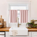 RYB HOME 100% Blackout Basement Curtains 24 inches Long, Heat & UV Blocking | by RYBHOME