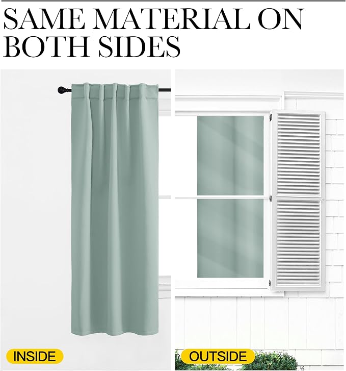 NICETOWN Blackout Curtain Panels Window Draperies - Image 6