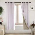 Deconovo 100% Blackout Curtains, Living Room Curtains Jacquard, 2 Panels by Unknown