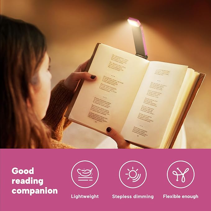 86lux Book Light, Rechargeable Reading Lights - Image 3