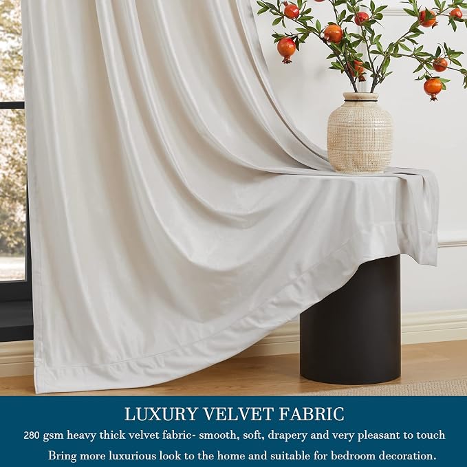 PRIMROSE Cream Ivory Curtains 96 inch - Image 4