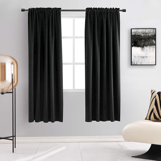 99% Blackout Curtain Panels for Bedroom by DONREN