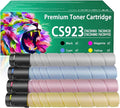ERNZAT CS923 Toner Cartridge Compatible for Lexmark CS923 76C0HK0 76C0HC0 76C0HM0 76C0HY0 Toner Cartridges Work for Lexmark CS923 CX921 CX922 CX923 CX924 Printers